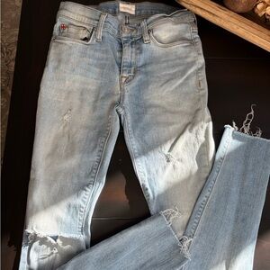 Hudson Jeans Skinny Distressed/Torn Jeans